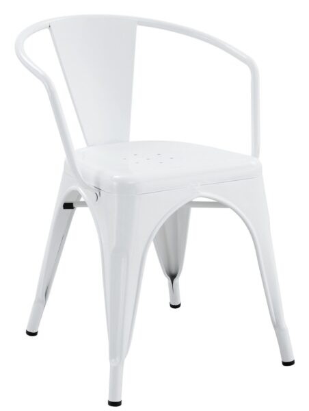 Sillón TOL EK LIMITED, acero, blanco