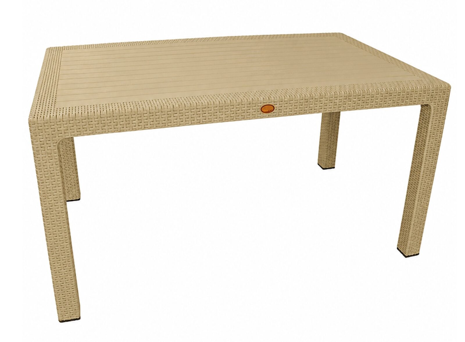 Mesa MIJAS, polipropileno moka, 150 x 90 cms