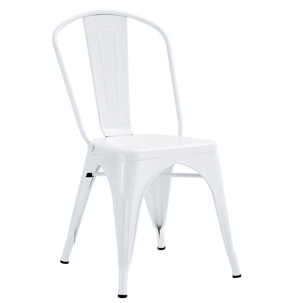 Silla TOL EK LIMITED, acero, blanca