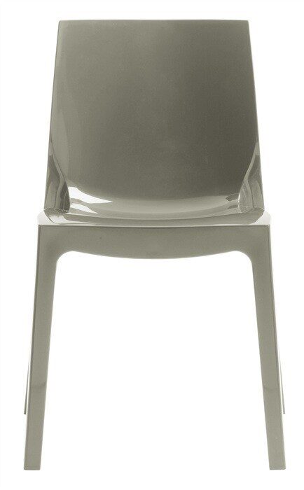 Silla ANTARTIDA, polipropileno, gris perla alto brillo