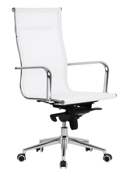 Sillón de oficina ZURICH, alto, malla blanca