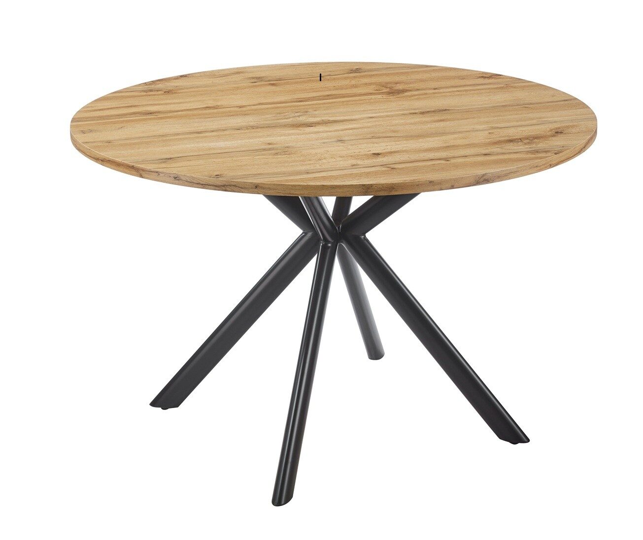 Mesa OLITE 120R, metal, madera, 120 cms de diámetro