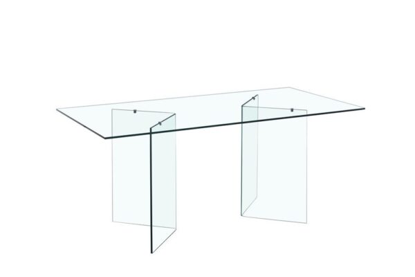 Mesa OTISH, cristal 180×90 cms