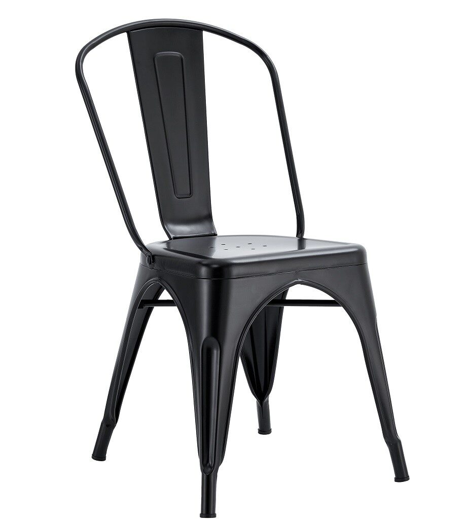 Silla TOL EK LIMITED, acero, negra