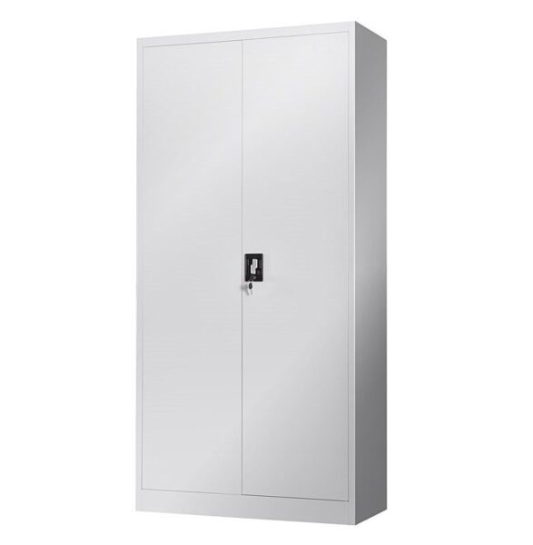 Armario metálico OLIMPO 902P40, puertas abatibles, 90x40x185 cms, gris ral 7035