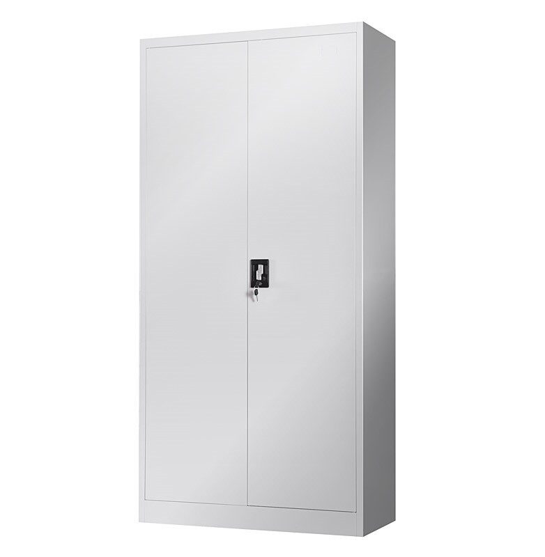 Armario metálico OLIMPO 902P40, puertas abatibles, 90x40x185 cms, gris ral 7035