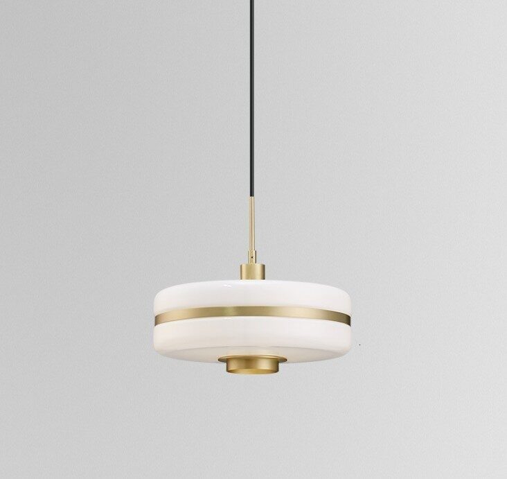 Lámpara LYRA, colgante, metal, cristal blanco