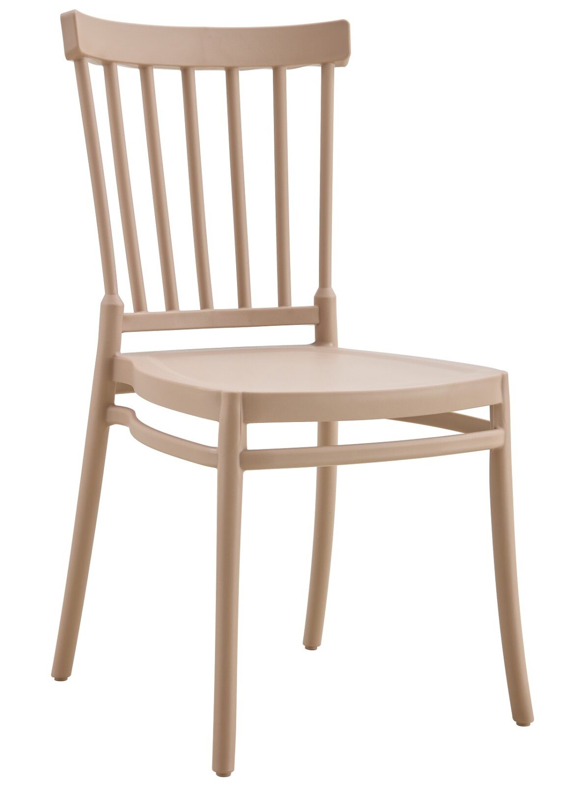 Silla MILOS NEW, apilable, tratamiento anti UV, polipropileno tórtora – Nuevo diseño ver MILOS 43 –